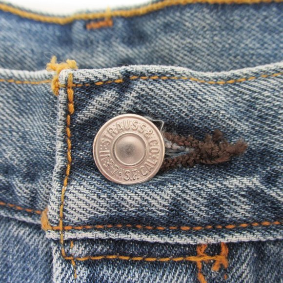 Levi's 501 Blue Jeans 36x30 - Picture 4 of 16